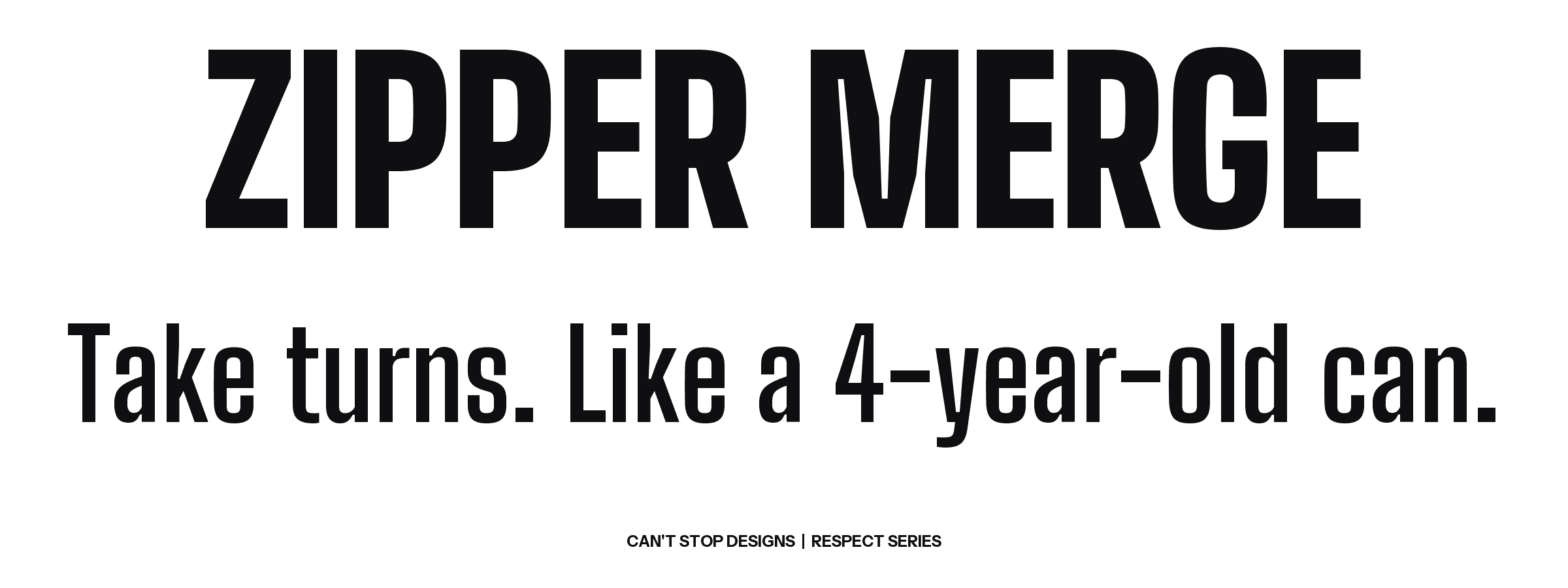 Zipper Merge