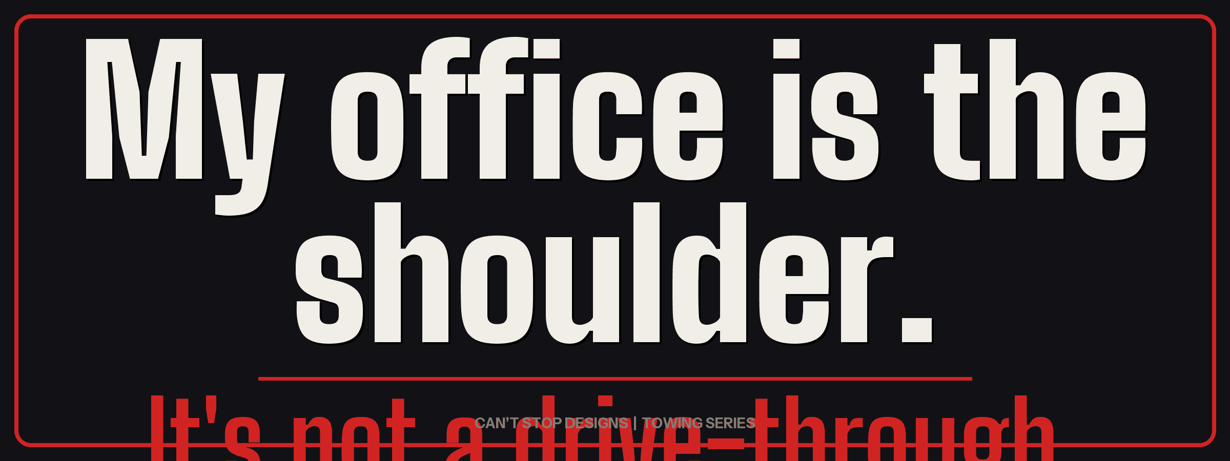 Not a Drive-Through